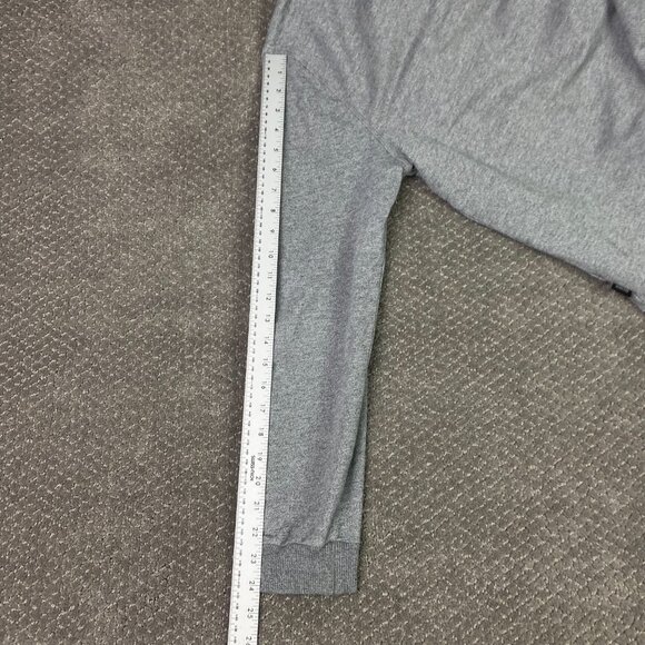 Hugo Boss Shawl Collar Cotton Sweater Jumper Men's Large Fits Short Medium Gray - Picture 11 of 12